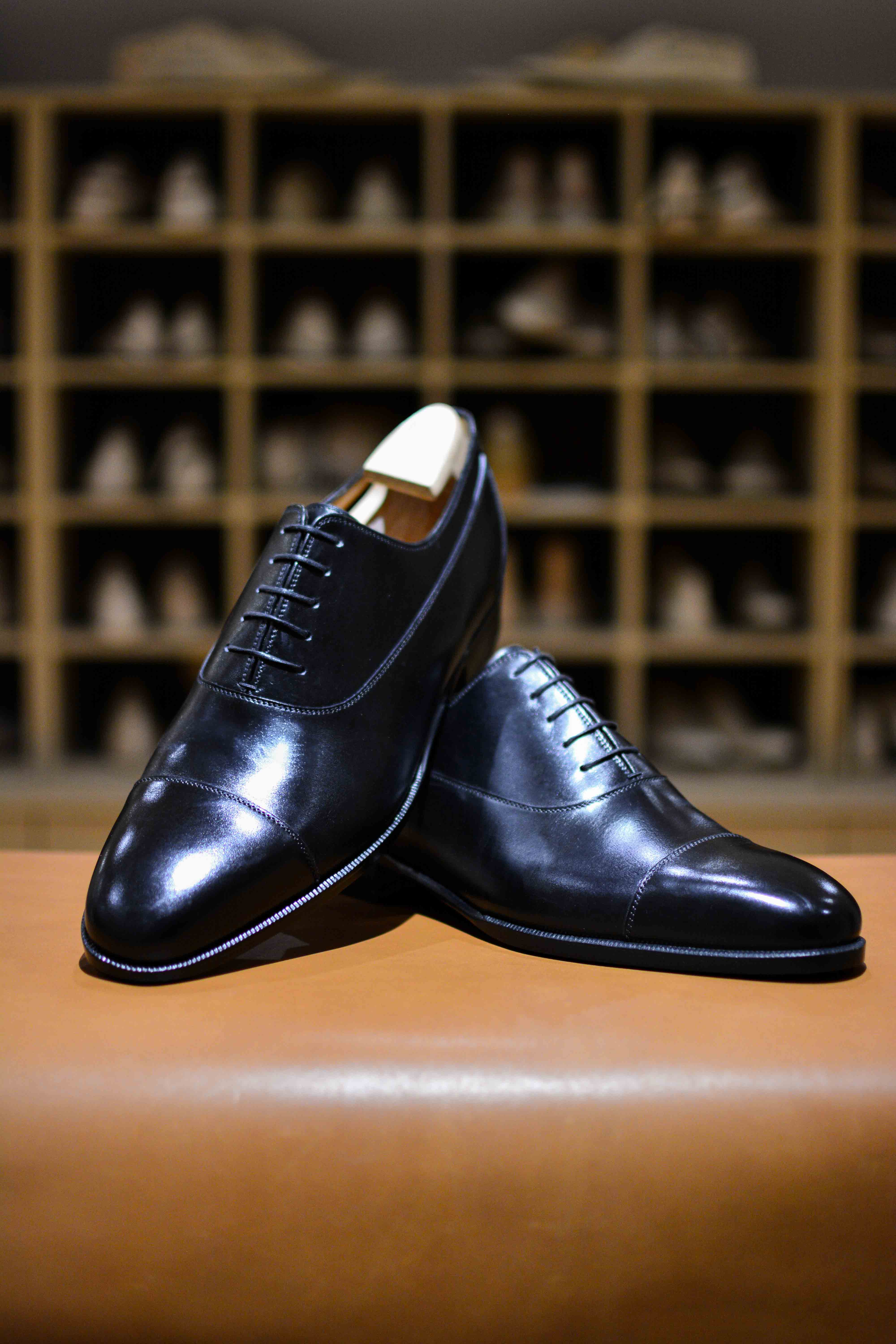 black balmoral oxford dress shoes Stacy Adams Stuart | Men's | | Size 8.5 Aberdeen Last Hanover Cap Toe Oxford Black