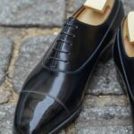 The Balmoral Oxford Constant in black leather calf