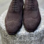 The Edward Oxford in brown suede
