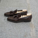 The tassel loafer Dorian in brown leather
