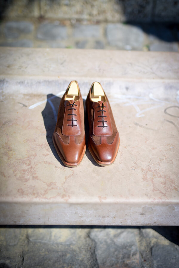 Sneakers marron hot sale